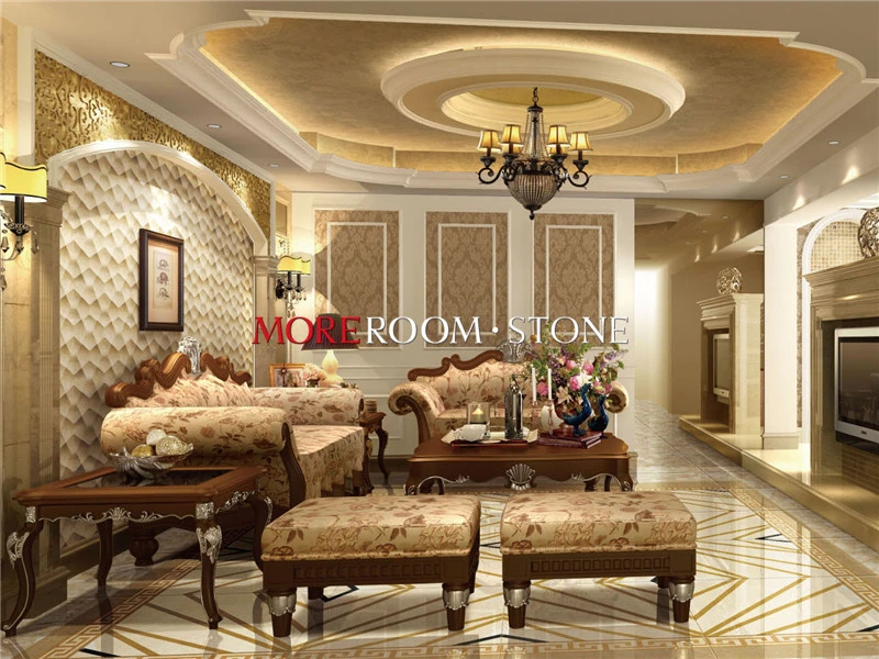 Natural Stone Carving Interior Decoration Wall Panels 3D